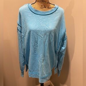 Zenana High-Low Thin Sweatshirt